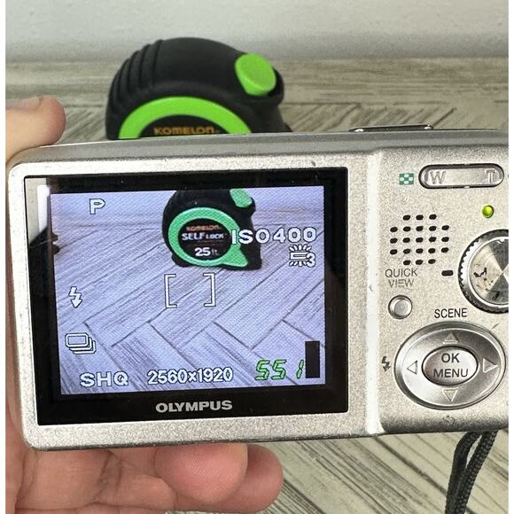 Vtg Olympus Stylus 500 All Weather 5MP Digital Camera w/Battery & Charger Tested - Picture 4 of 9